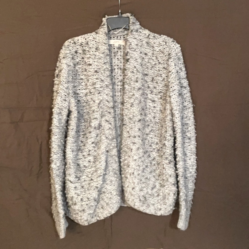 Loft grey open cardigan with pockets size XS/S - Picture 1 of 6